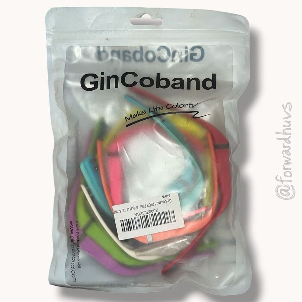 GinCoband Fitbit Replacement Bands Lot of 12 Small Colorful Silicone Bands